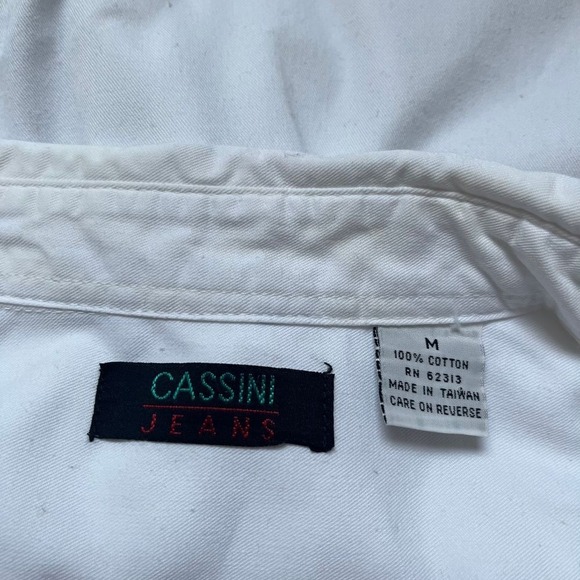 Vintage Western Fringe Shirt Women's Size M Medium White Line Dancing Country - Picture 3 of 12